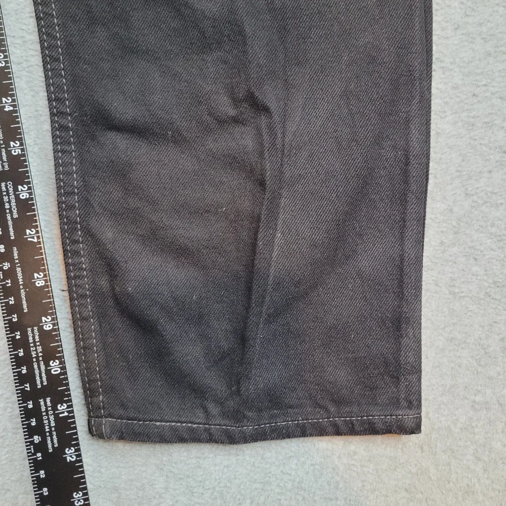 Levi's 550 Relaxed Fit Jeans Mens 34x32 Black Tapered Leg Denim Deadstock Y2K 06